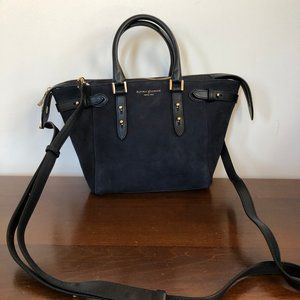 Aspinal of London Navy Blue Bag